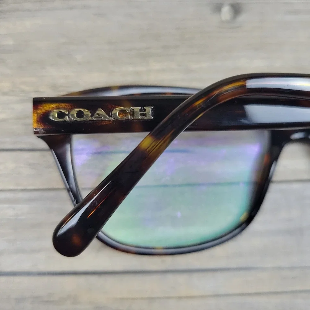 Coach Eyeglasses HC6103 5120 Dark Tortoise Butterfly Frames Only Women 52-16-140